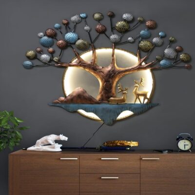 Deer-Tree-Wall-Art