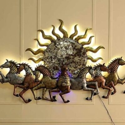 Metal-lucky-Horse-Wall-Sculpture