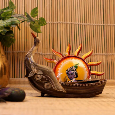 Hand-Painted-Boat-Krishna