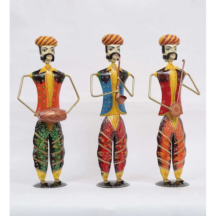 Indian-Musician-Rajasthani-Art-Human-Figurine
