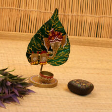 Iron-Painted-Tea-Light-Leaf-Ganesh-Iron-Tealight-Holder