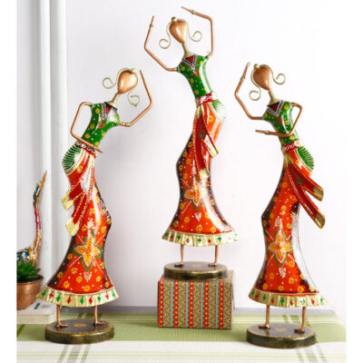 Lady-Farmer-Metal-Figurine-Set-Three