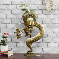 Modern-Craft-Thoughtful-Metal-Krishna-Idol-Showpiece