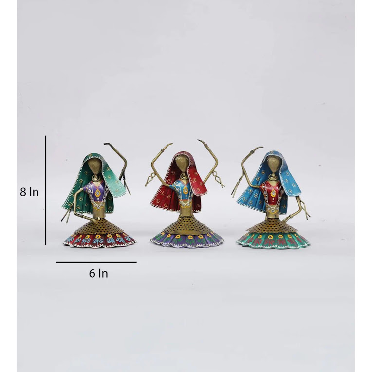 Traditional-Art-Dancing-Women-Metal-Human-Figurines-Set