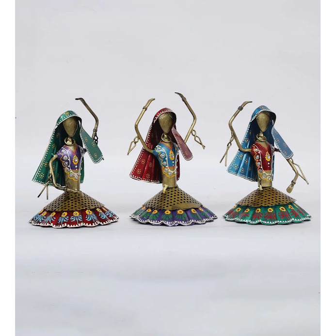 Traditional-Art-Dancing-Women-Metal-Human-Figurines