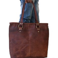 Leather-Tote-Bag-for-Women-with-Zipper-Closure-Shoulder-bag