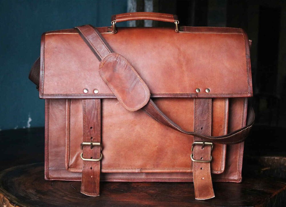 Handmade-Brown-Leather-Laptop-Office-Messenger-Bag