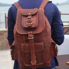 Leather-Travel-Backpack