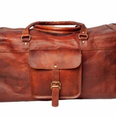 Leather-Travel-Bag-Mens-Genuine-Vintage