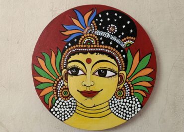 Kerala-Mural-Painting-Radha