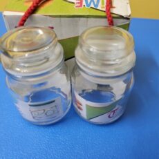 Two Pieces Time pass | Jar set Glass